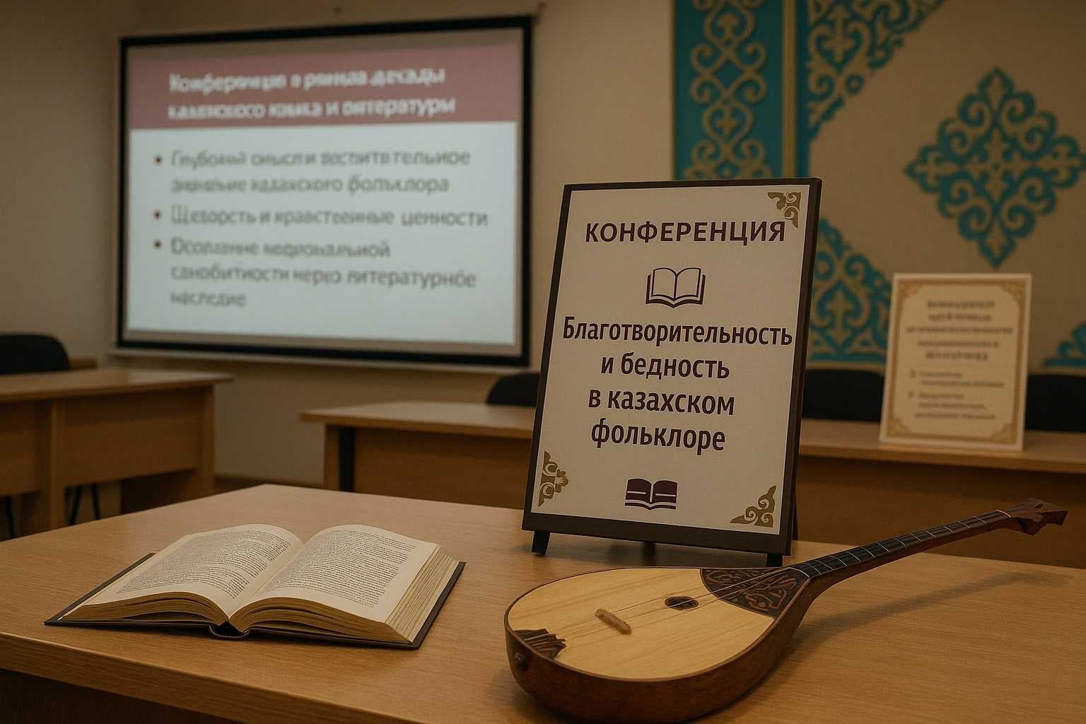 Читательская конференция: «Благотворительность и бедность в казахском фольклоре» — 1