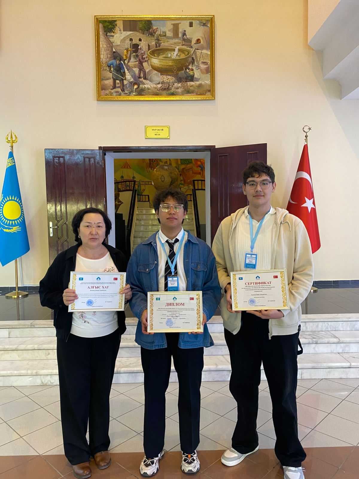 Astana International University Student Wins Second Place at the Republican  Biology Olympiad