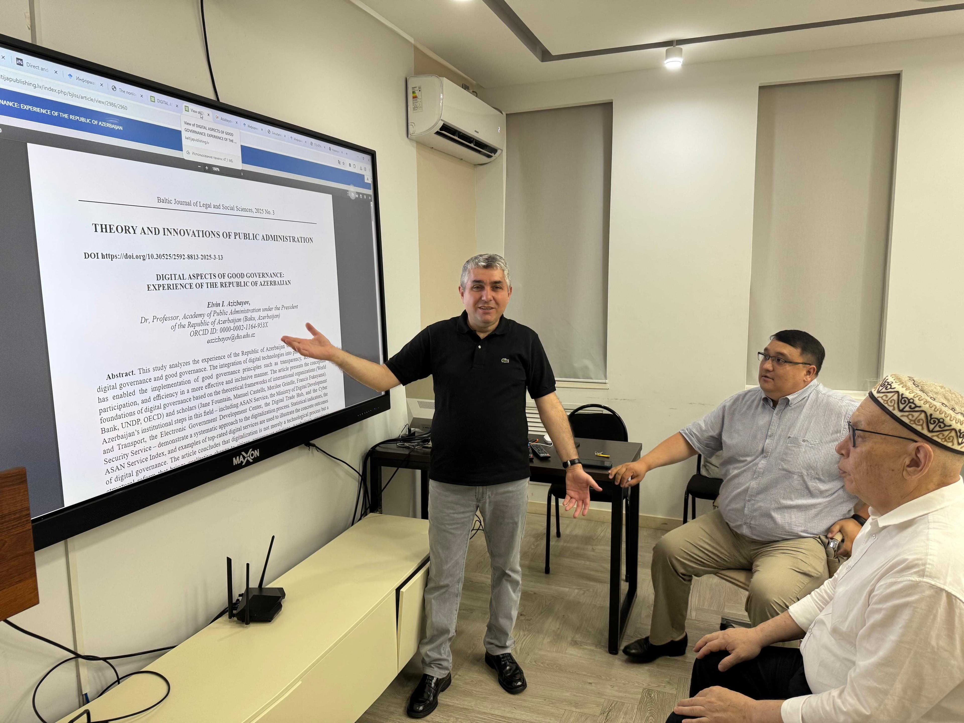 Университетімізде Әзірбайжан профессорының семинары өтті — 2