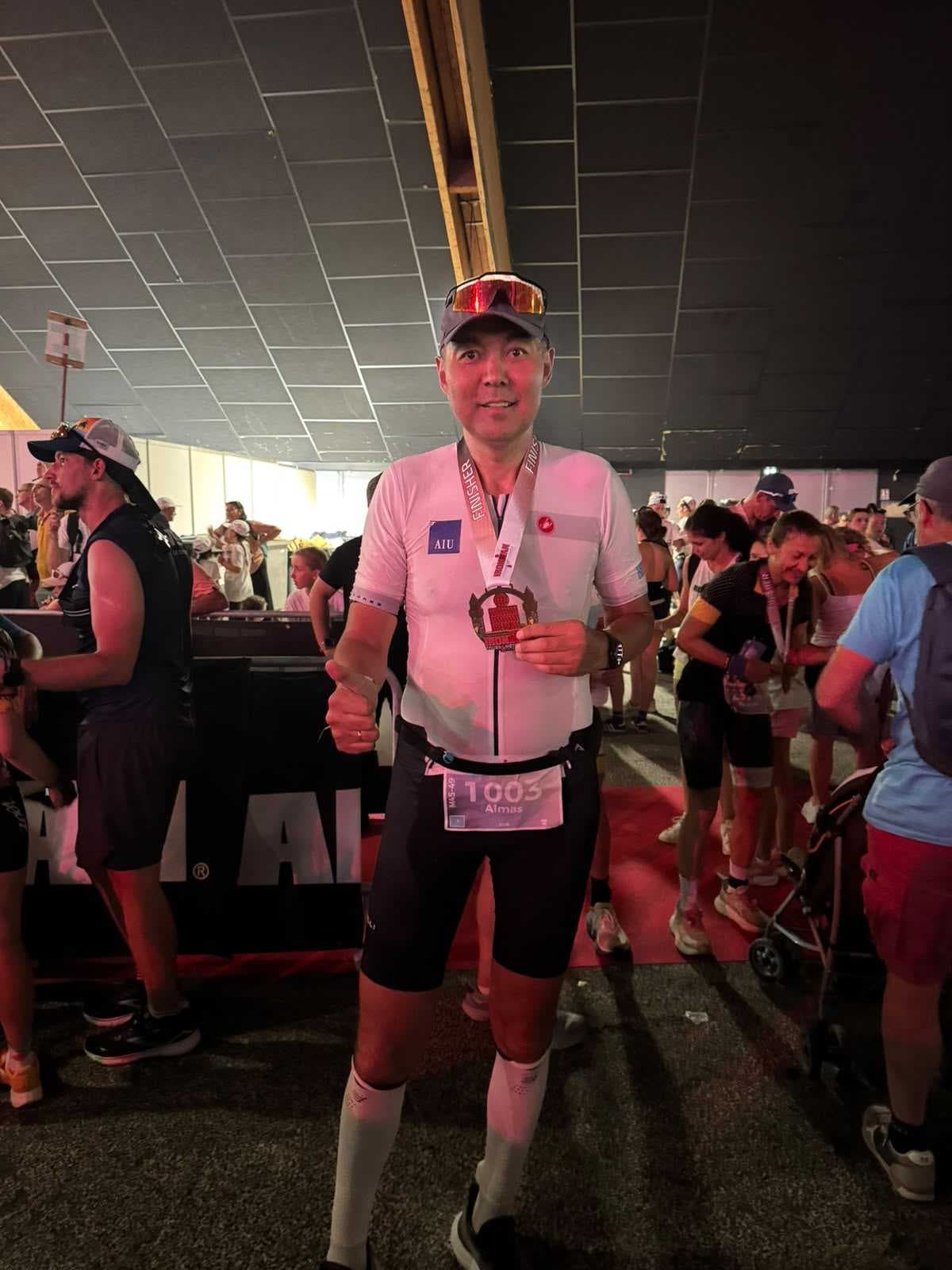 AIU Қаржы директоры Франциядағы IRONMAN жарысын бағындырды — 2